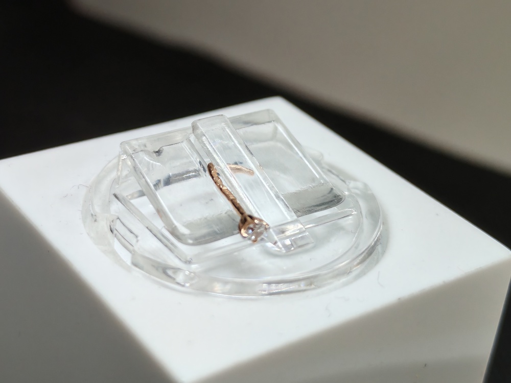 ПИРСИНГ С КАМНЕМ (Au 585)