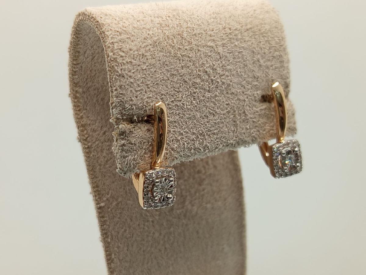 СЕРЬГИ БРИЛЛИАНТ (Au 585)