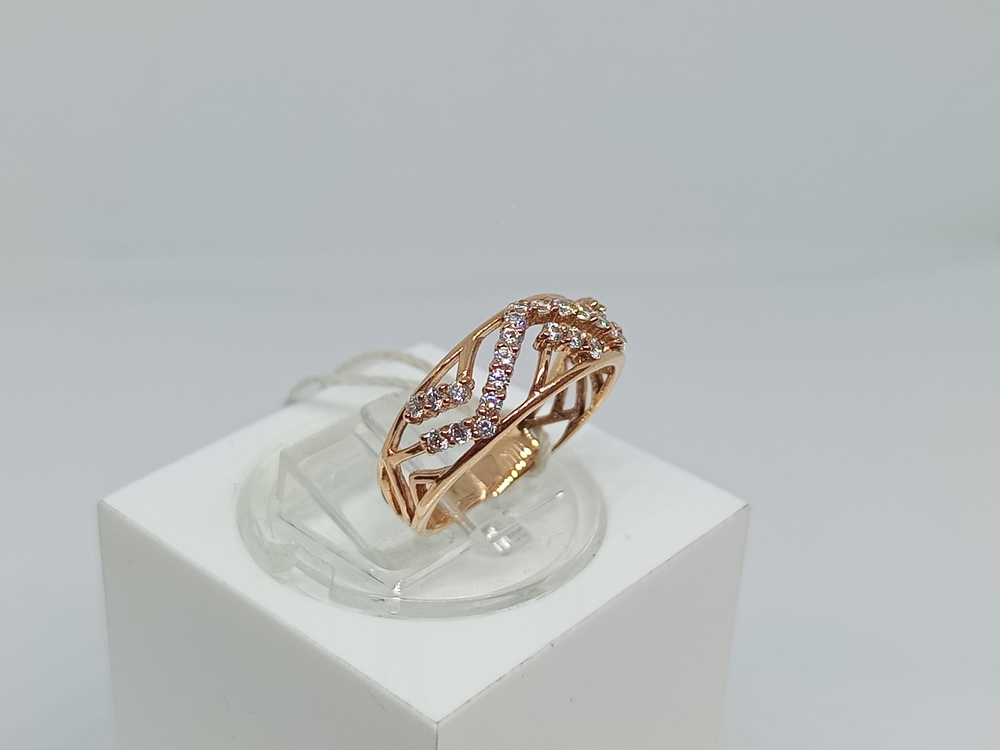 КОЛКМИ585 КОЛЬЦО С КАМНЯМИ (Au 585)