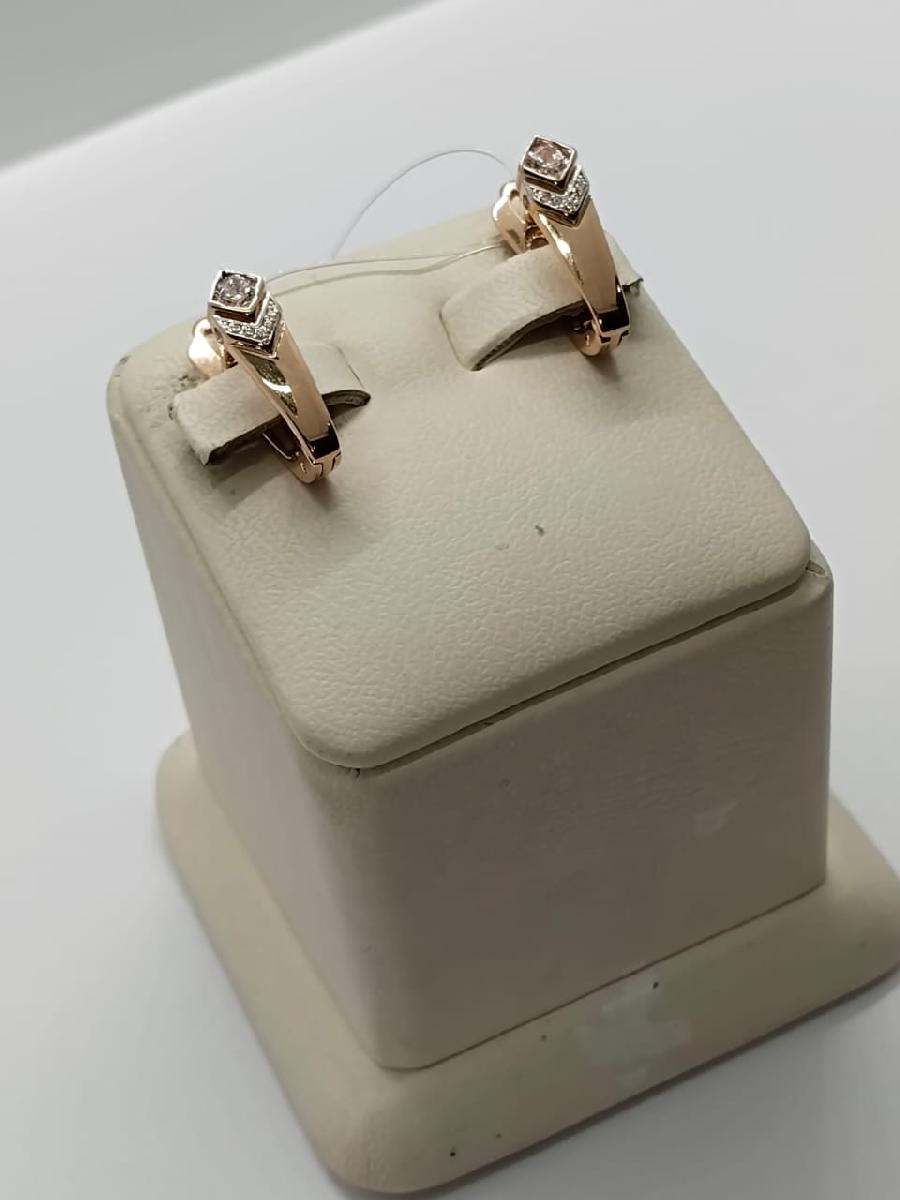 СЕРЬГИ С КАМНЯМИ (Au 585)