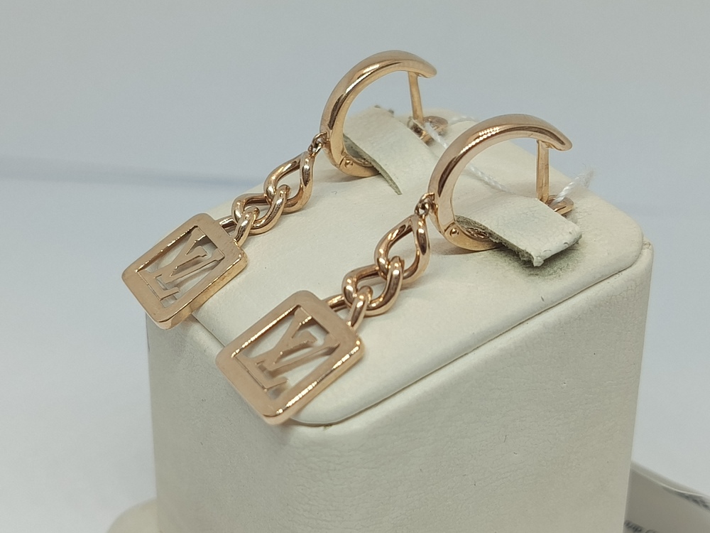 СЕРЬГИ БЕЗ КАМНЯ (Au 585)