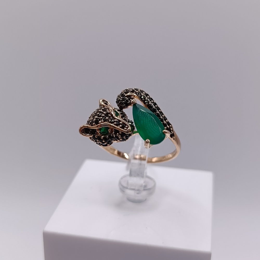 КОЛКМИ585 КОЛЬЦО С КАМНЯМИ (Au 585)