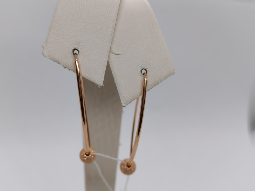 СБКМ585 СЕРЬГИ БЕЗ КАМНЯ (Au 585) СБКМ585 СЕРЬГИ БЕЗ КАМНЯ (Au 585)