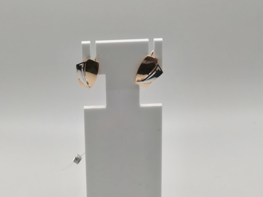 СЕРЬГИ БЕЗ КАМНЯ (Au 585)