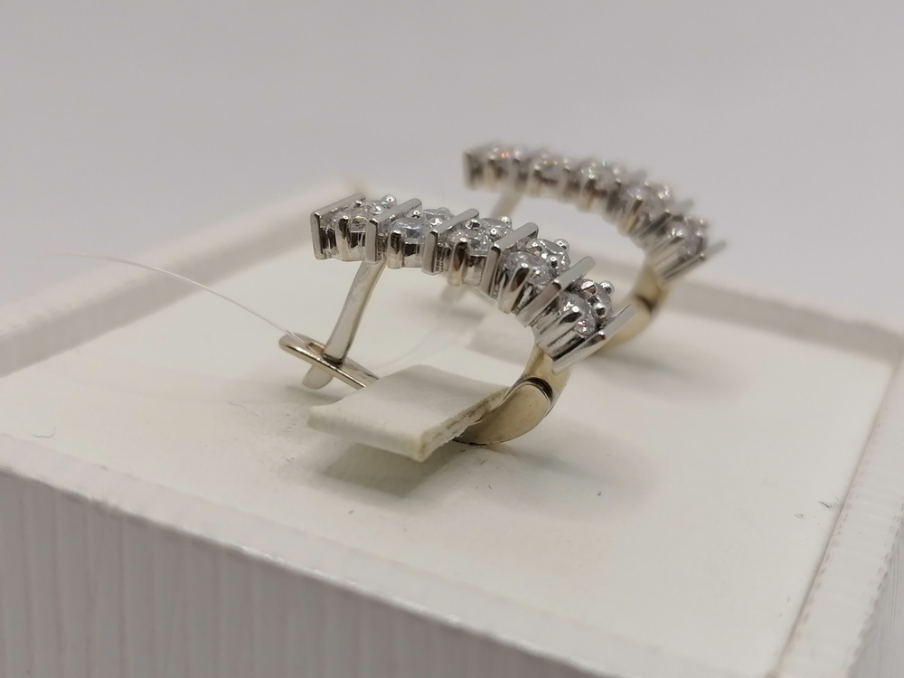 СЕРЬГИ С КАМНЯМИ (Au 585)