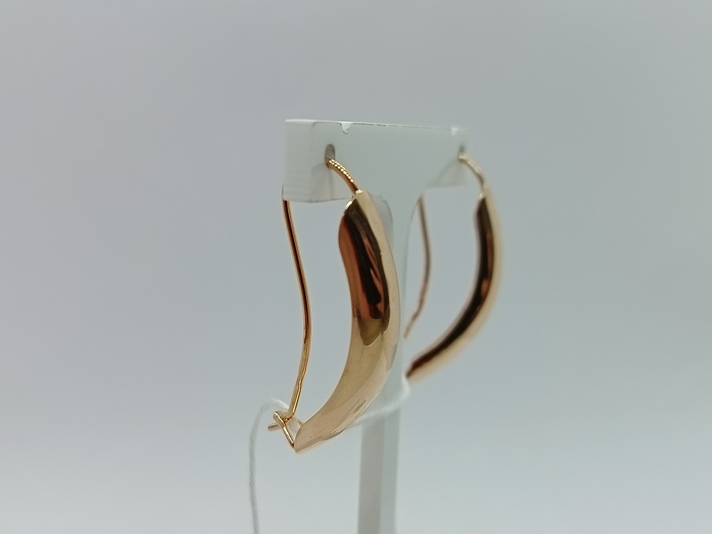 СЕРЬГИ БЕЗ КАМНЯ (Au 585)