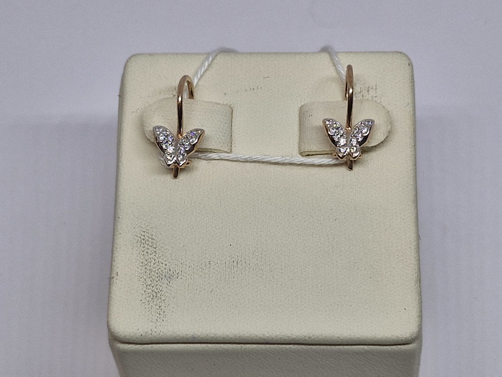 СЕРЬГИ С КАМНЯМИ (Au 585)