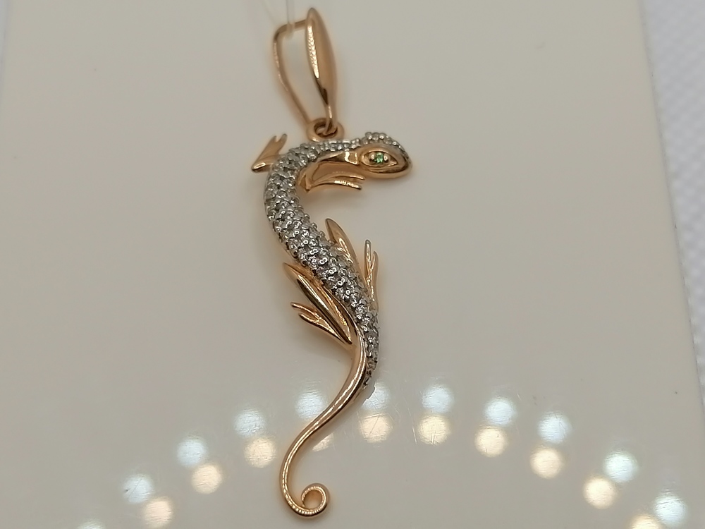 ПОДВЕСКА С КАМНЯМИ (Au 585)