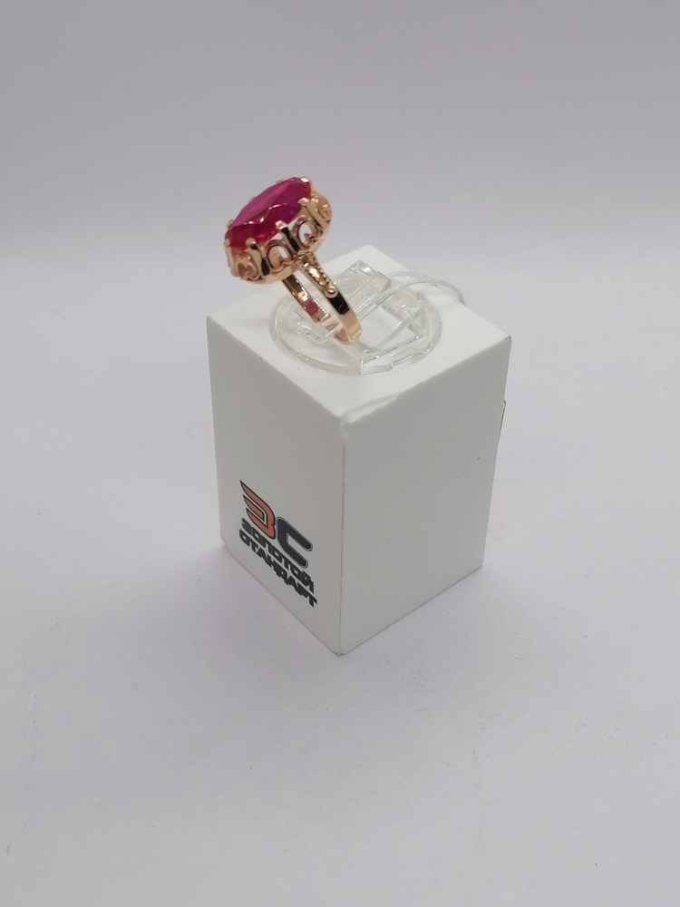 КОЛКМ583 КОЛЬЦО С КАМНЕМ (Au 583)