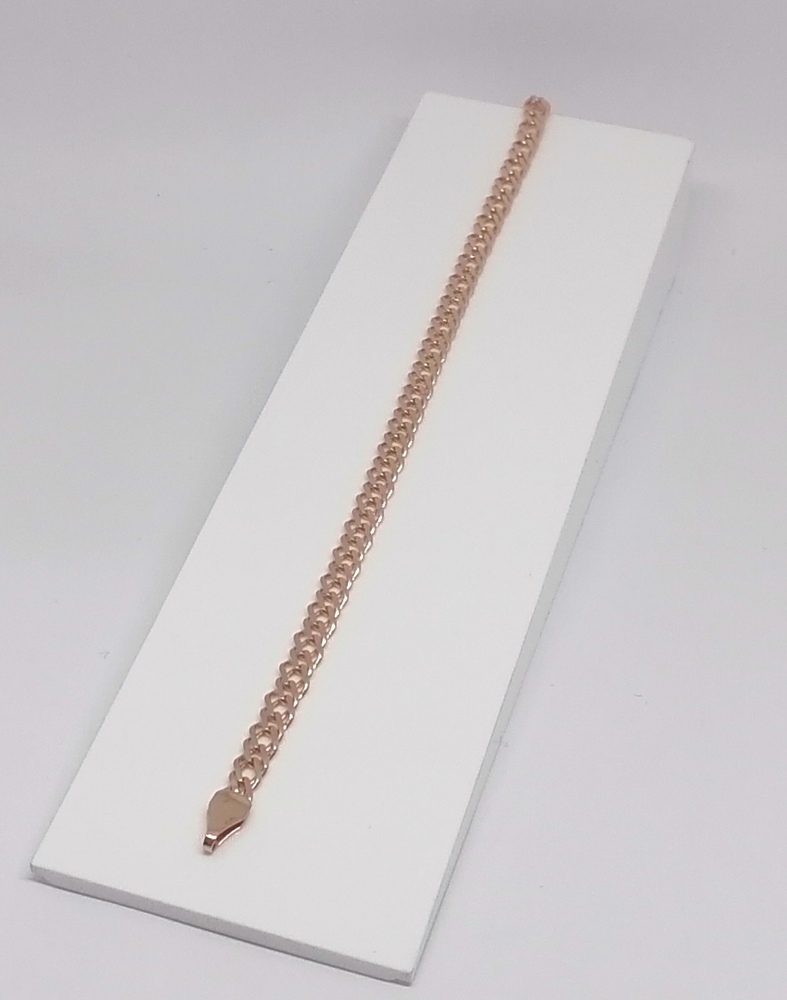 БРАСЛЕТ ПОЛНОВЕСНЫЙ Ромб двойной Au 585