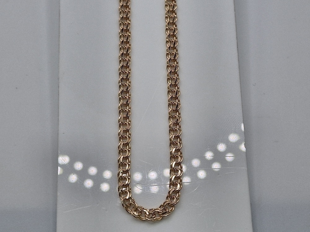 ЦЕПЬ ПУСТОТЕЛАЯ Бисмарк (Au 585)