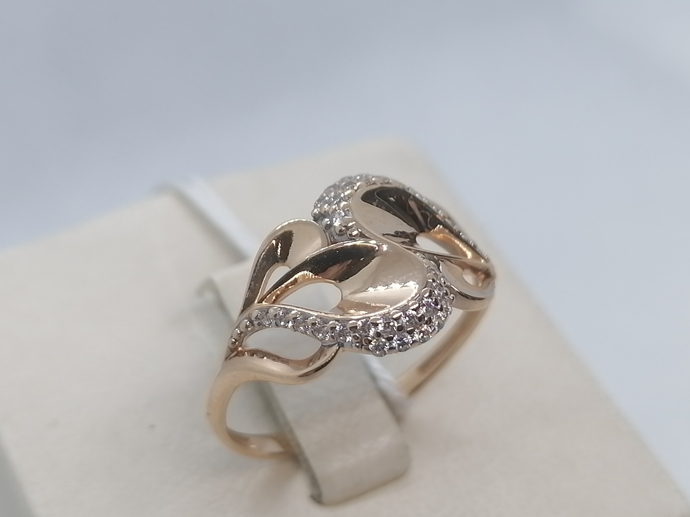 КОЛКМИ585 КОЛЬЦО С КАМНЯМИ (Au 585)