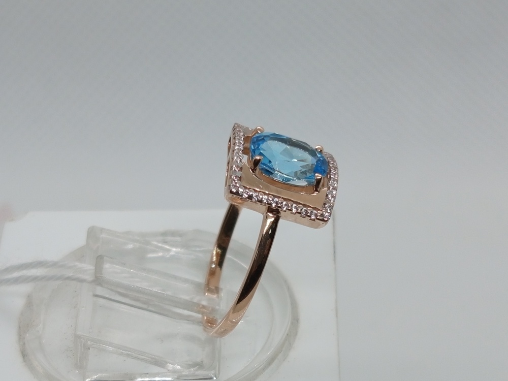 КОЛКМИ585 КОЛЬЦО С КАМНЯМИ (Au 585)