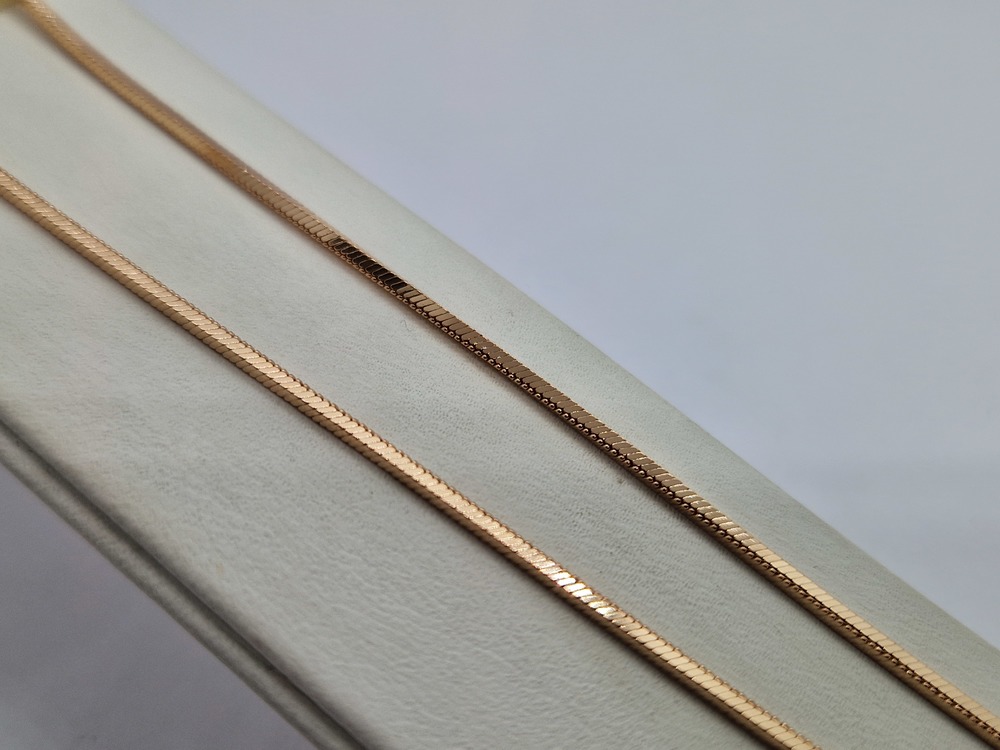 ЦЕПЬ ПОЛНОВЕСНАЯ Жгут(снейк) (Au 585)