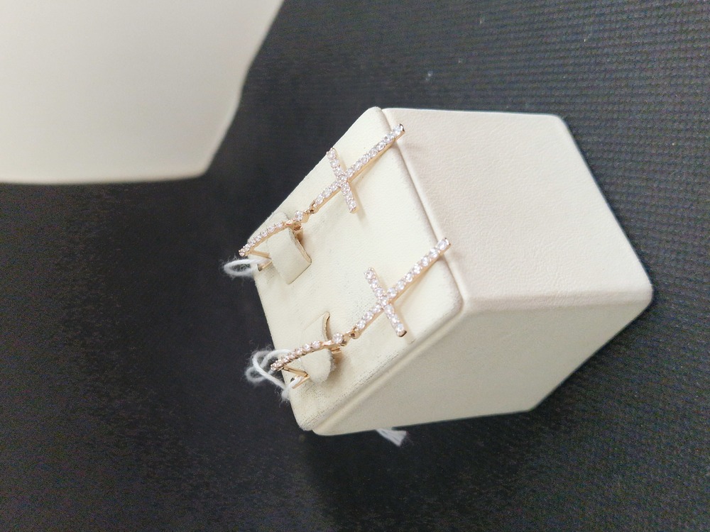 СЕРЬГИ С КАМНЯМИ (Au 585)