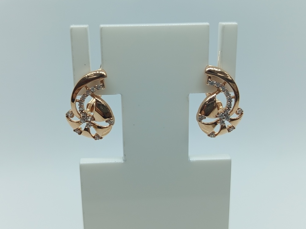 СЕРЬГИ С КАМНЯМИ (Au 585)