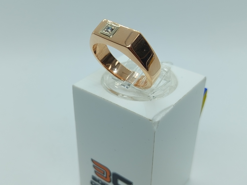 КОЛЬЦО ПЕЧАТКА с камнем (Au 585)