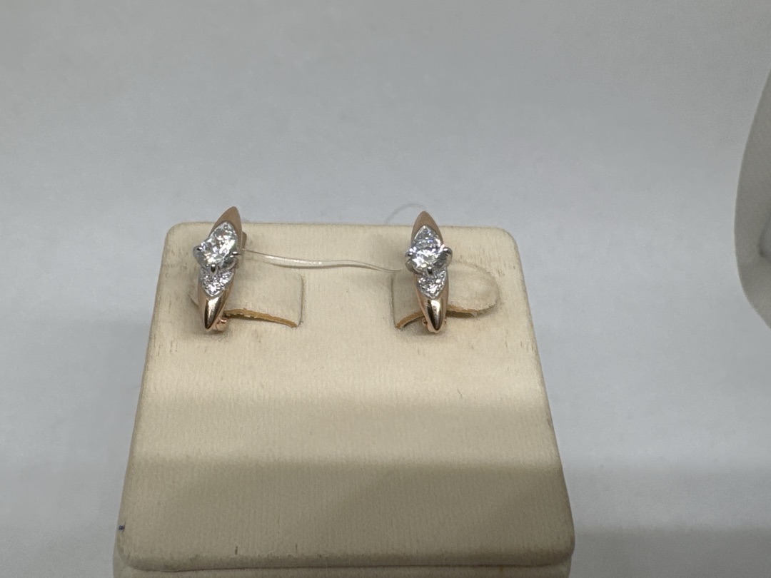 СЕРЬГИ С КАМНЯМИ (Au 585)