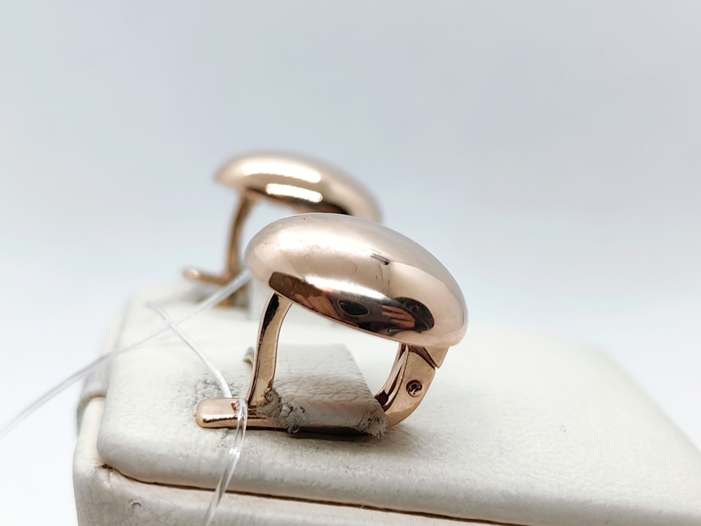 СЕРЬГИ БЕЗ КАМНЯ (Au 585)