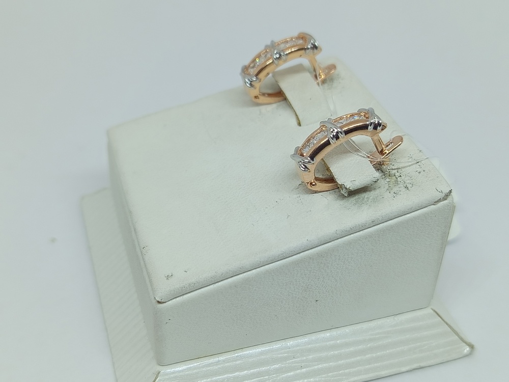 СЕРЬГИ С КАМНЯМИ (Au 585)