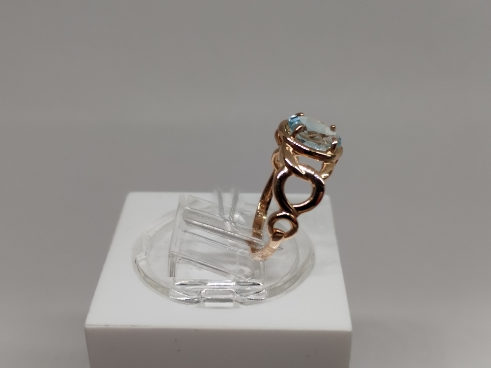 КОЛКМ585 КОЛЬЦО С КАМНЕМ (Au 585)