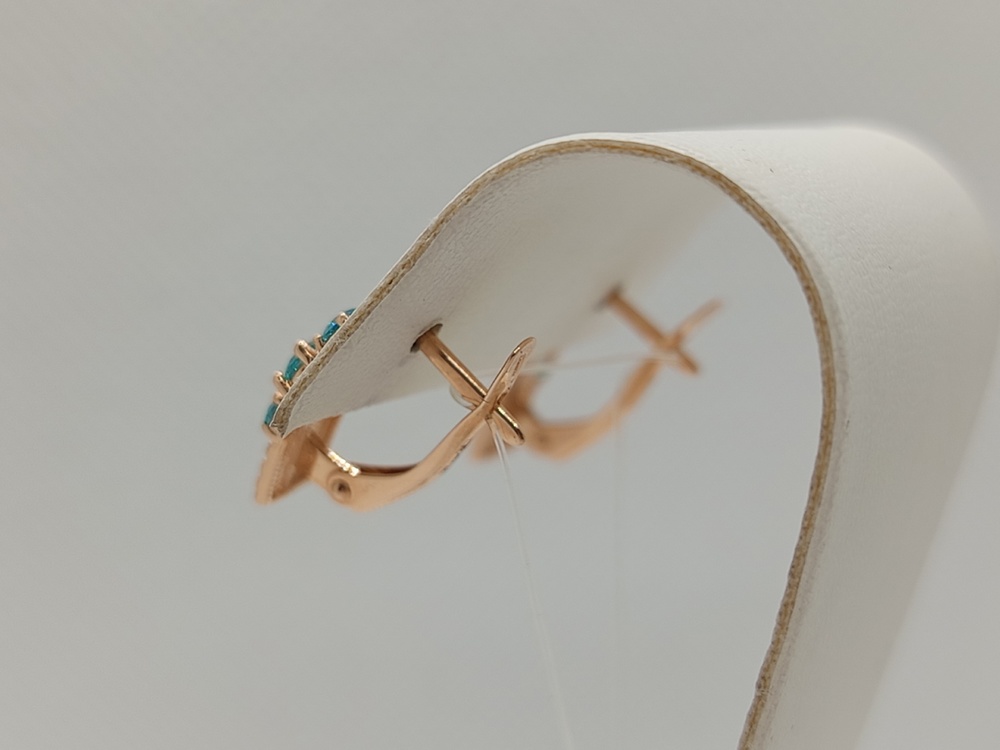 СЕРЬГИ С КАМНЯМИ (Au 585)