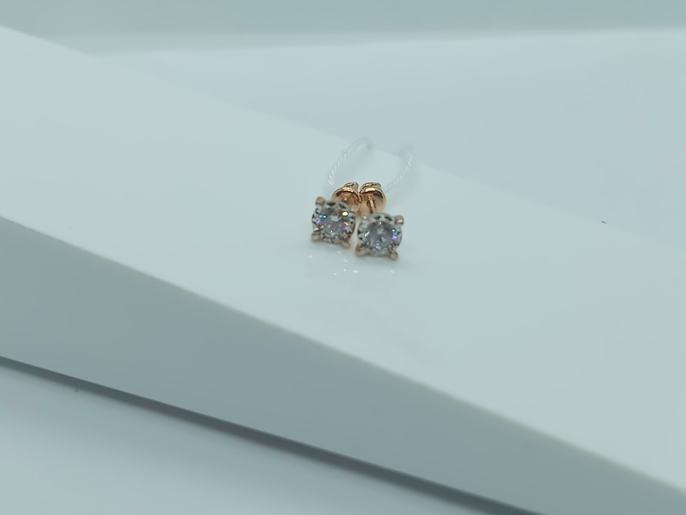 СПУС585 СЕРЬГИ ПУСЕТЫ (Au 585)