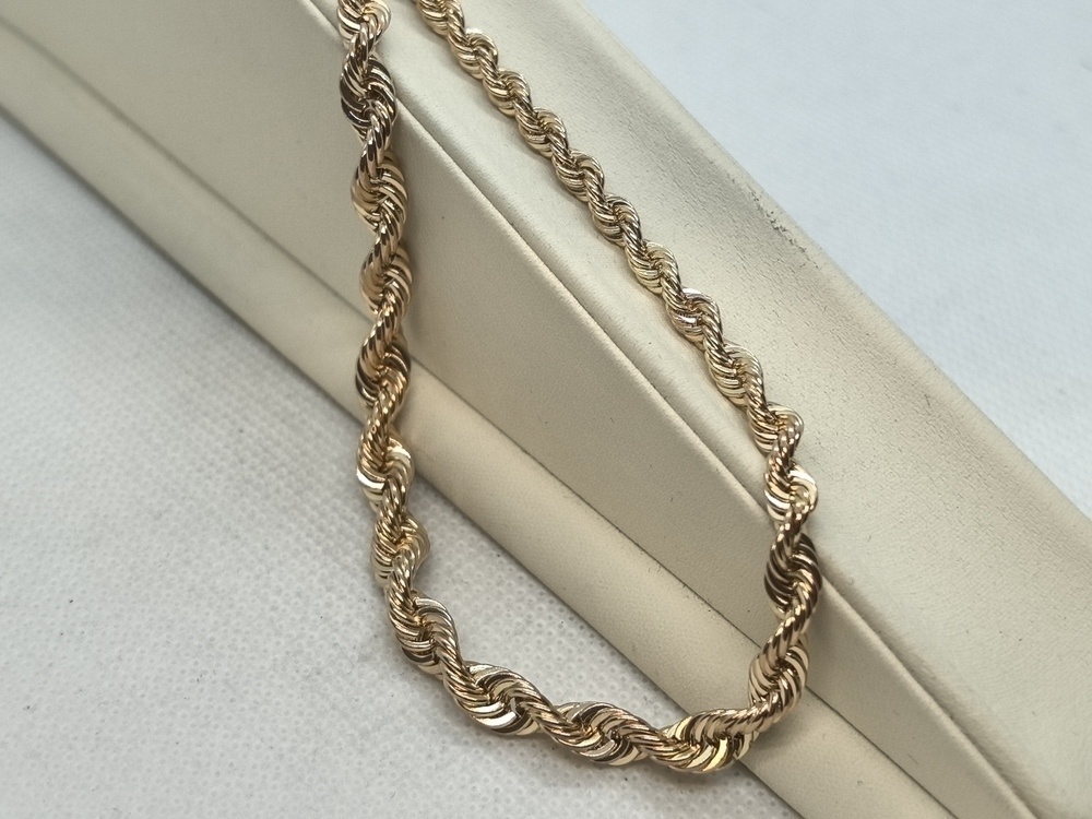 ЦЛВР585 ЦЕПЬ ПОЛНОВЕСНАЯ Веревка (Au 585)