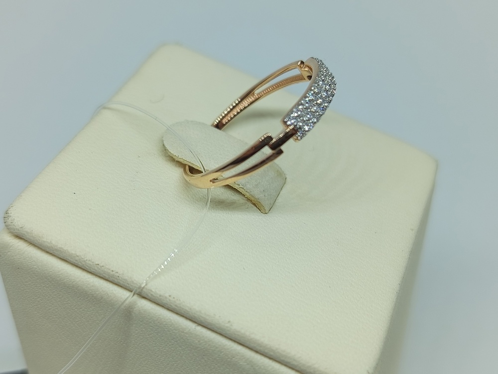 000591-1102 КОЛЬЦО С КАМНЯМИ (Au 585)