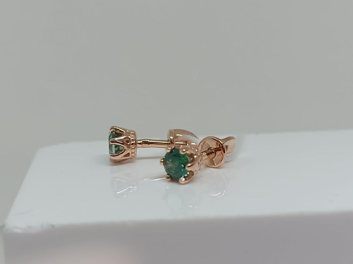 СПУС585 СЕРЬГИ ПУСЕТЫ (Au 585)