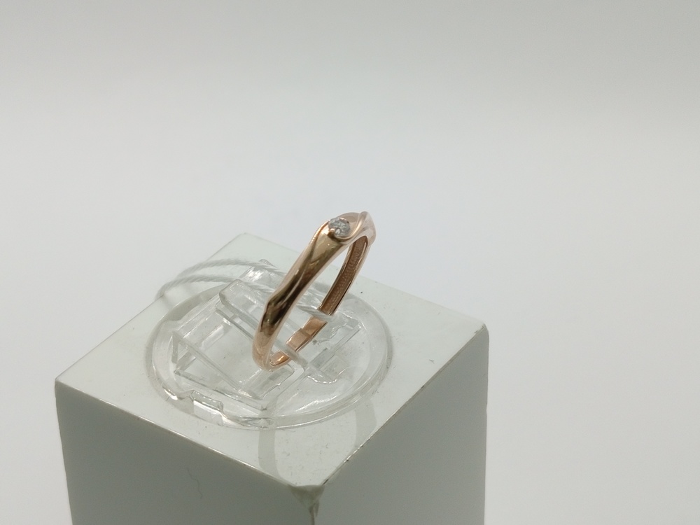 КОЛКМ585 КОЛЬЦО С КАМНЕМ (Au 585)