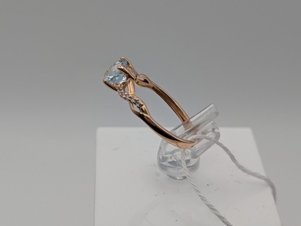 КОЛЬЦО С КАМНЯМИ (Au 585)