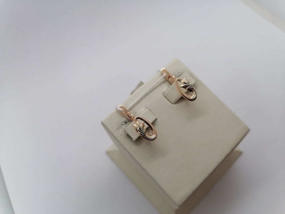 СЕРЬГИ БЕЗ КАМНЯ (Au 585)