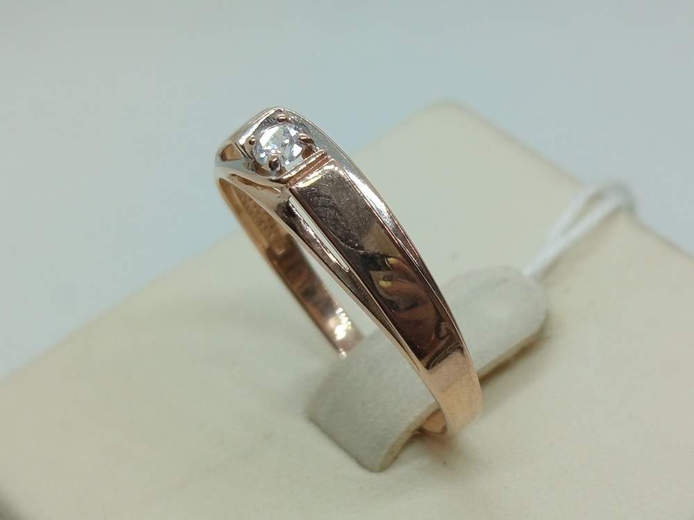 КОЛКМ585 КОЛЬЦО С КАМНЕМ (Au 585)