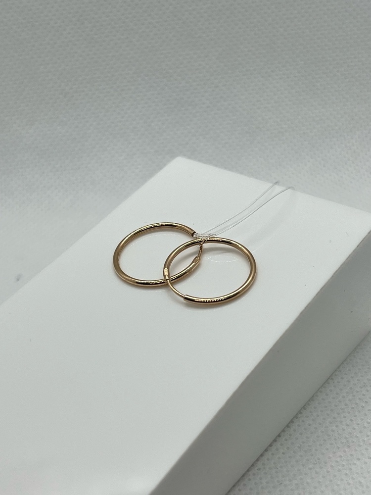 СЕРЬГИ КОНГО без камня (Au 585)