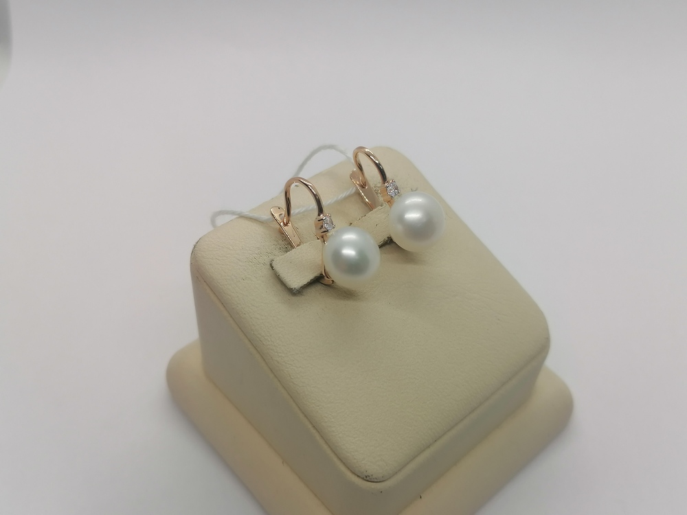 СКМИ585 СЕРЬГИ С КАМНЯМИ (Au 585)