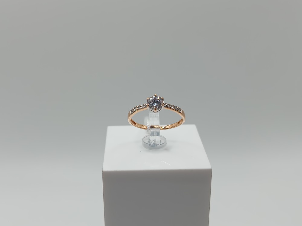 КОЛКМИ585 КОЛЬЦО С КАМНЯМИ (Au 585)