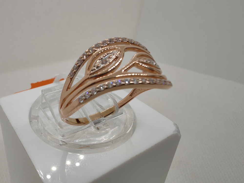 КОЛКМИ585 КОЛЬЦО С КАМНЯМИ (Au 585)