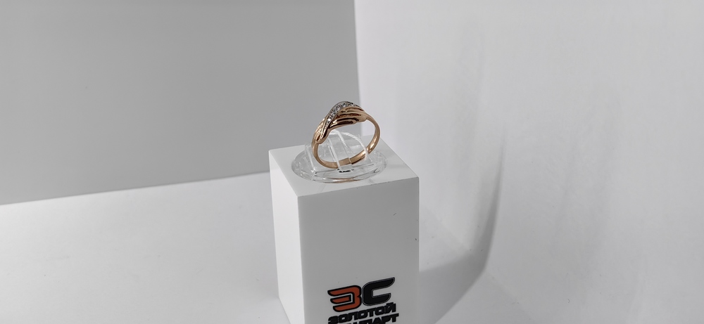 КОЛКМИ585 КОЛЬЦО С КАМНЯМИ (Au 585)