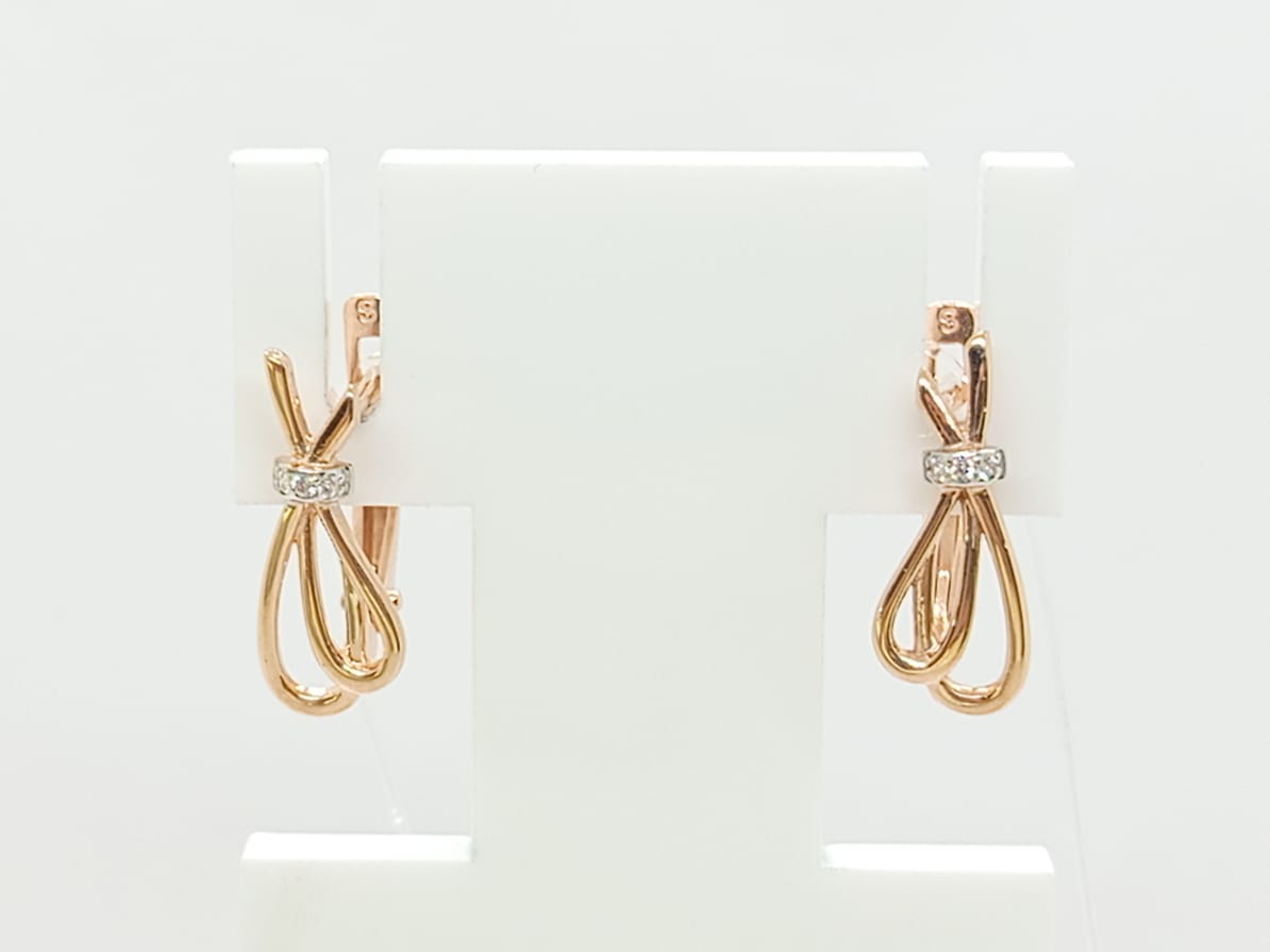 СЕРЬГИ С КАМНЯМИ (Au 585)