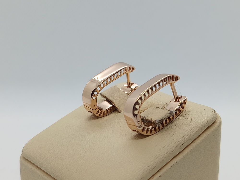 СЕРЬГИ БЕЗ КАМНЯ (Au 375)