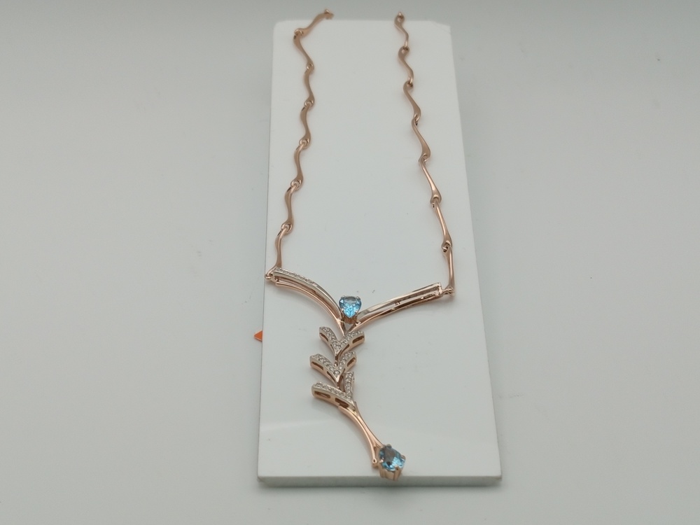 КОЛЬЕ БРИЛЛИАНТ Au 585