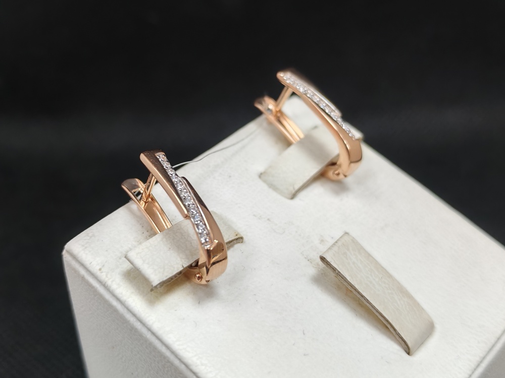 СЕРЬГИ С КАМНЯМИ (Au 585)