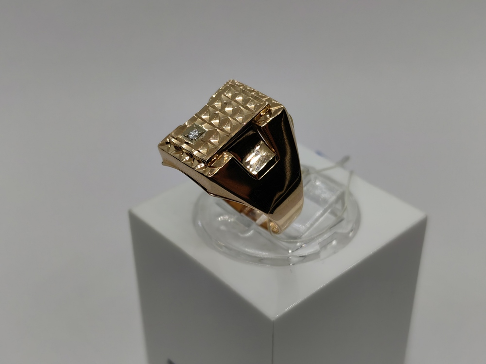 51-0020 КОЛЬЦО ПЕЧАТКА с камнем (Au 585)