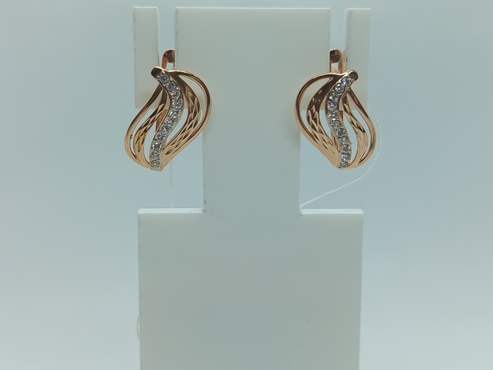 СЕРЬГИ С КАМНЯМИ (Au 585)