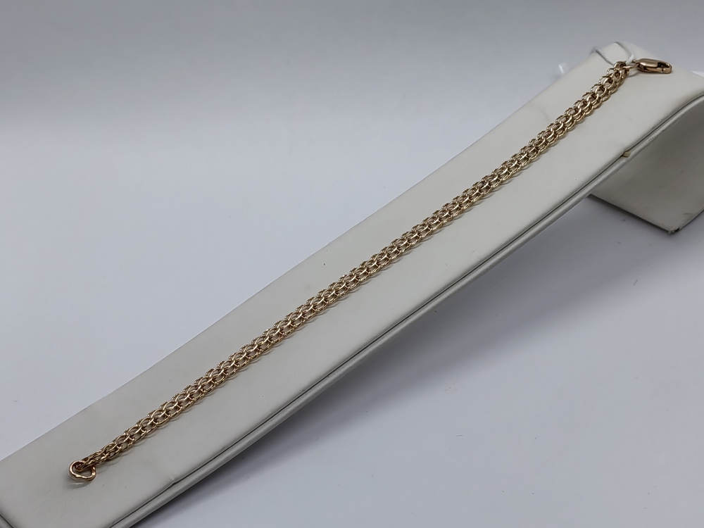 БРАСЛЕТ ПОЛНОВЕСНЫЙ Итальянка Au 585