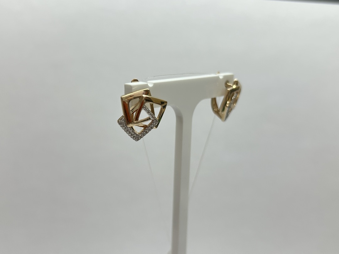 СЕРЬГИ С КАМНЯМИ (Au 585)