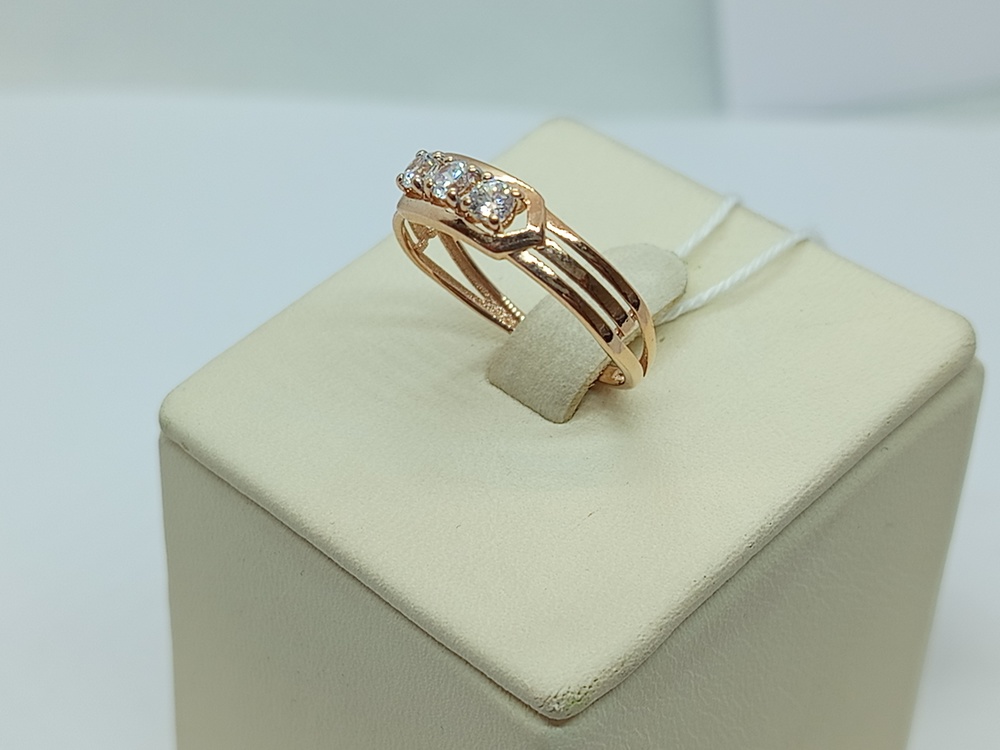 КОЛКМИ585 КОЛЬЦО С КАМНЯМИ (Au 585)