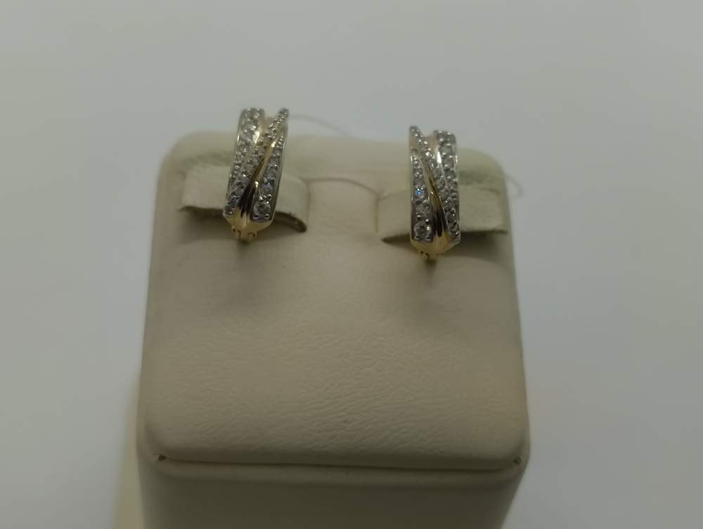 СЕРЬГИ С КАМНЯМИ (Au 585)