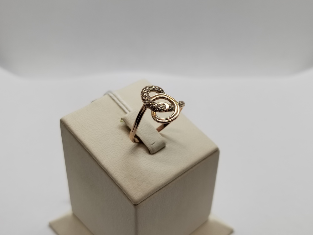 КОЛКМИ585 КОЛЬЦО С КАМНЯМИ (Au 585)
